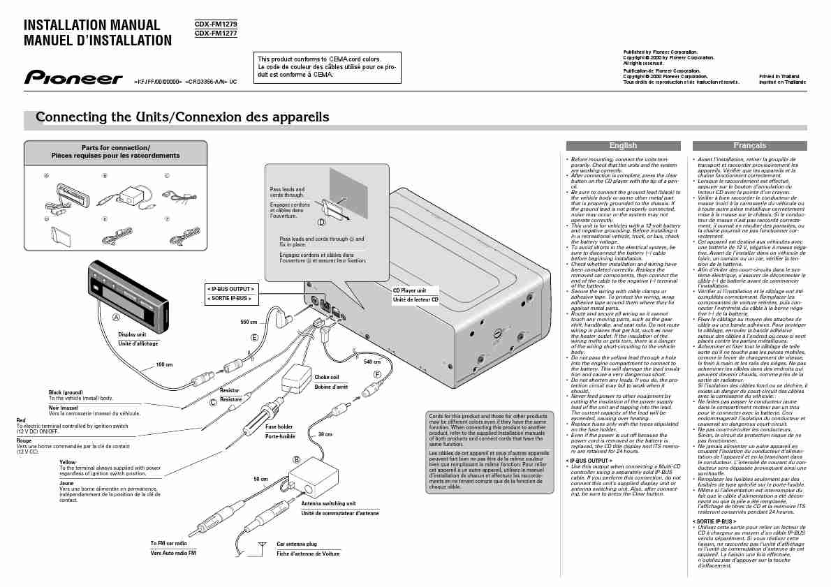 Pioneer Automobile Accessories CDX-FM1279-page_pdf